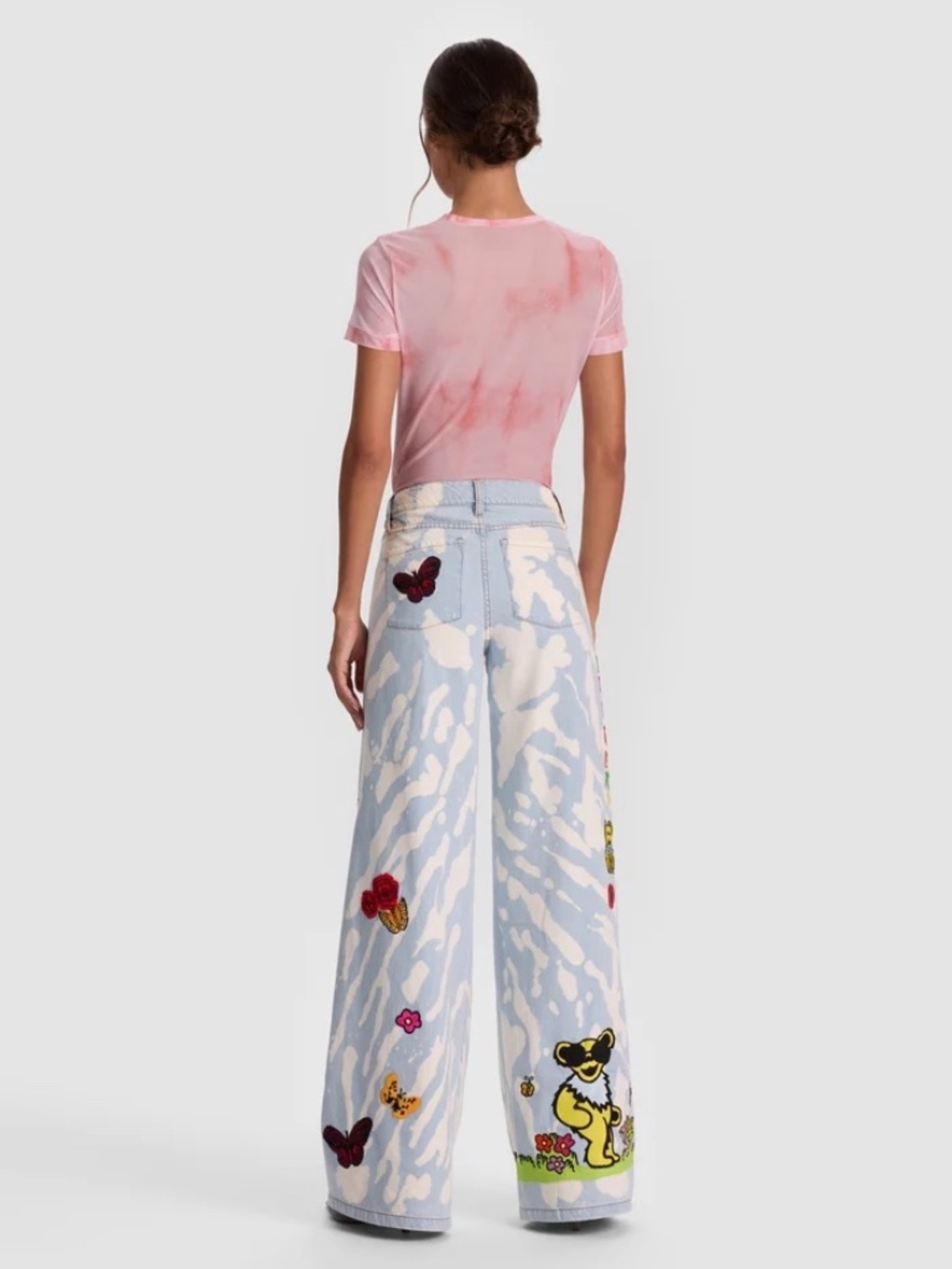 Alice + Olivia Grateful Dead Amazing Jean size 26 - Picture 5 of 13